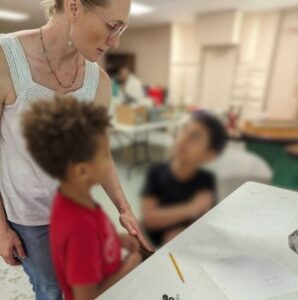 Me and two students cover